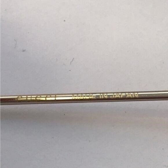 💯 - New Authentic GUCCI GG1031S-001 59 Sunglass Woman Metal Gold-Gold-Grey - Picture 12 of 14